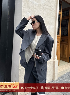 MOMENTPLAY 设计师品牌 26春夏新品 解构廓形戗驳领西装  SOLSOL