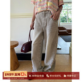 OSMOS SOLSOL买手店 抓毛牛仔长裤 设计师品牌 25秋冬新品