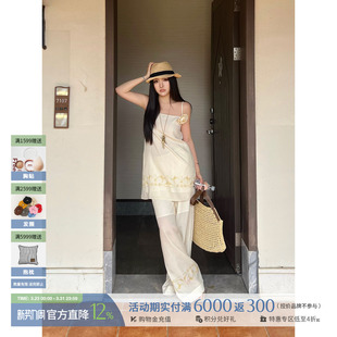 花朵胸针吊带连衣裙上衣 26春夏新款 SOLSOL买手店 设计师 ODTD