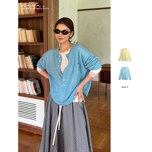 圆领套头毛衫 MAKE 25秋冬新品 设计师品牌 SOLSOL买手店