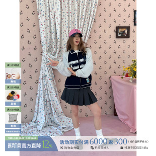 休闲黑色羊毛百褶短裙 26春夏新款 SOLSOL买手店 设计师品牌 WMWM