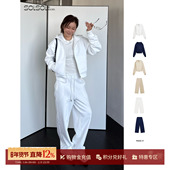 MAKE 子SOLSOL买手店 裤 IF设计师26春夏新品 廓形加绒休闲连帽卫衣