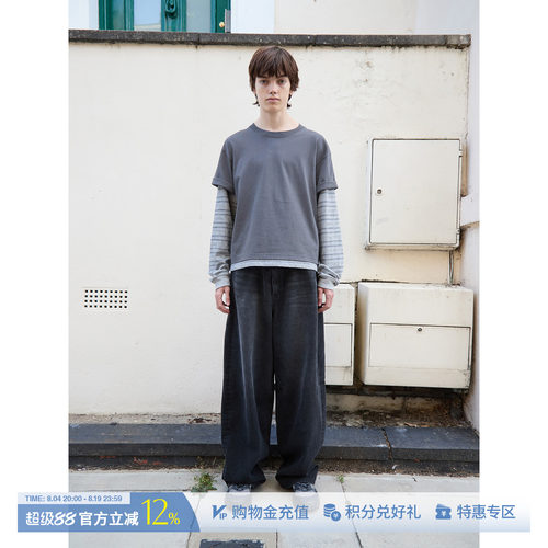 LOWCLASSICLC叠穿式长袖T恤