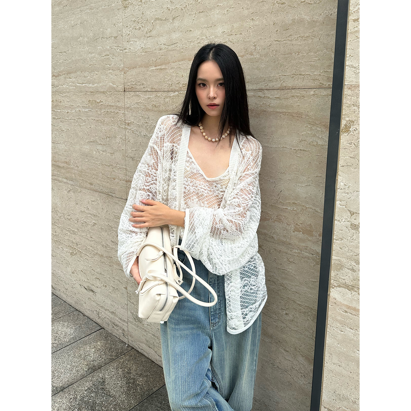 SHELLE ARTISTE 设计师品牌 25春夏新品 钩花吊带/开衫  SOLSOL
