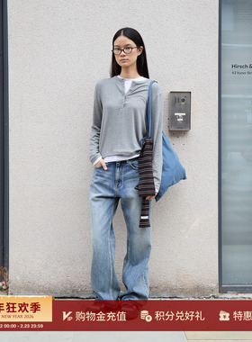 LOW CLASSIC LC 设计师 26春夏新品 宽松休闲版型牛仔裤 SOLSOL