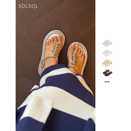 ODTD 设计师品牌 25春夏新品 多颗金属球度假感凉鞋 SOLSOL买手店