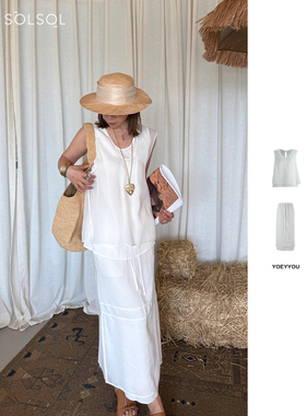 YOEYYOU   25春夏新品 叠穿通透上衣/分割半裙  SOLSOL买手店