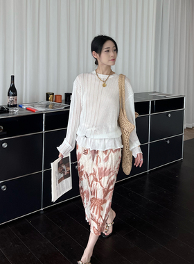 YOEYYOU设计师品牌 25春夏新品拼接毛织上衣  SOLSOL买手店