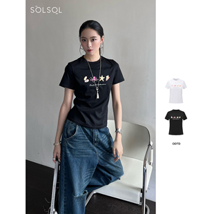 小T恤 ODTD 海洋印花修身 25春夏 SOLSOL买手店 设计师品牌