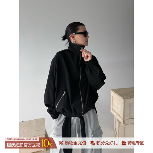 ETHOR羊毛插肩袖夹克短外套