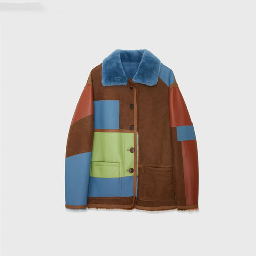 IMMI短毛皮毛一体双面穿外套