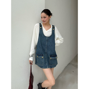 IMMI 26早春新款 复古牛仔背心连衣裙 SOLSOL买手店 设计师品牌