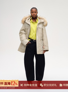 SHORT SENTENCE 设计师 25秋冬新品可拆卸内胆羽绒派克大衣SOLSOL