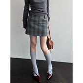 设计师品牌 25春夏新款 MAKE 羊毛灰咖半裙 SOLSOL买手店