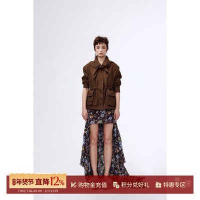 MOMENTPLAY方巾猎装夹克