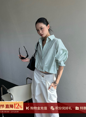 MOMENTPLAY 设计师品牌 25秋冬新品 解构两件套衬衫 SOLSOL