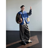 经典 25秋冬新品 超声波拱门羊羔毛拼接圆领夹克 GARCON