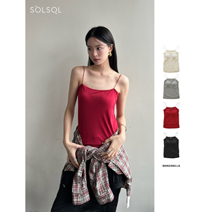 超细肩带带胸垫吊带 25春夏新品 SOLSOL买手店 设计师 MANZANILLA