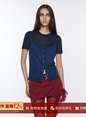 YCH 设计师品牌 26早春新款 假两件休闲纯色上衣 SOLSOL买手店