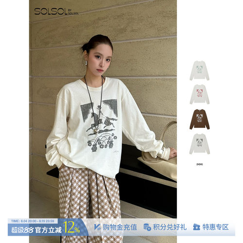 IMMI 设计师品牌 26早春新款 马背上的女孩宽松T恤 SOLSOL买手店