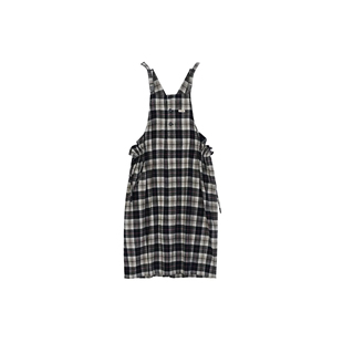 格纹拼接背带裙 25秋冬新品 SOLSOL买手店 设计师品牌 OIIORIRI