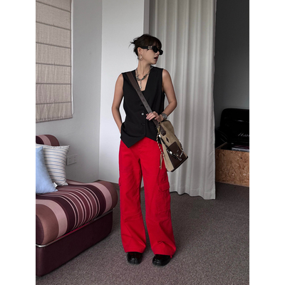 ANNENONO 设计师品牌  经典简约百搭短款马甲背心 SOLSOL