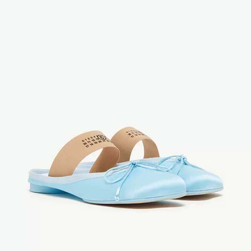 SOLSOL买手店 MM6 25早春新品 设计师品牌 平底芭蕾包头拖鞋