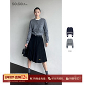 休闲圆领印花针织开衫 ETHOR 设计师品牌25秋冬新品 SOLSOL买手店