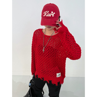 设计师品牌 SOLSOL 25早春新品 BELL 镂空针织毛衣 ANDERSSON