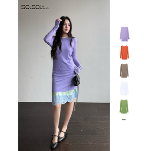 IMMI 复古休闲超薄长袖 连衣裙 SOLSOL买手店 设计师26早春新款