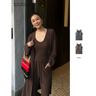 二合一磨毛吊带背心SOLSOL买手店 设计师品牌26早春新品 MAKE