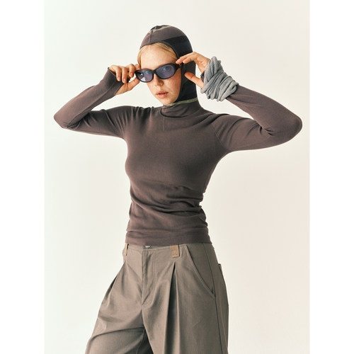 SHORTSENTENCE连帽速干针织衫女