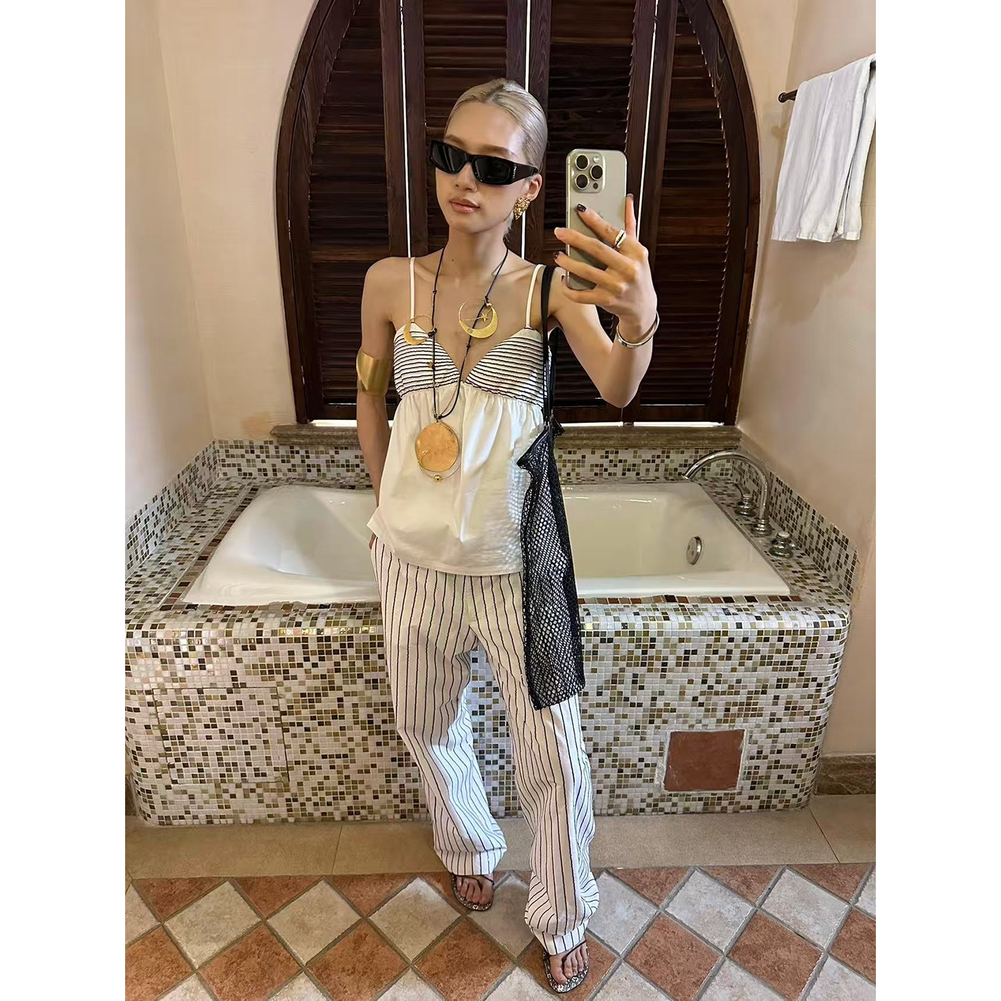 JACQUESWEI25新品胸衣吊带上衣