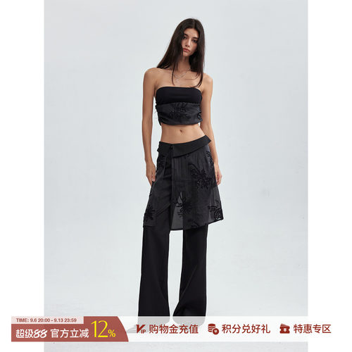 Layers 设计师品牌 25春夏新品 翻折腰头长裤 【特价款现货】