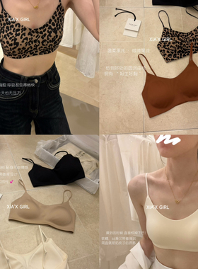 衣小胸聚拢收副乳防下垂文胸细肩带美背无痕抹胸美背内衣HS37322