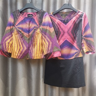 台湾高端女装轻奢重工高端大牌立体剪裁连衣裙外套品牌折扣妈妈装