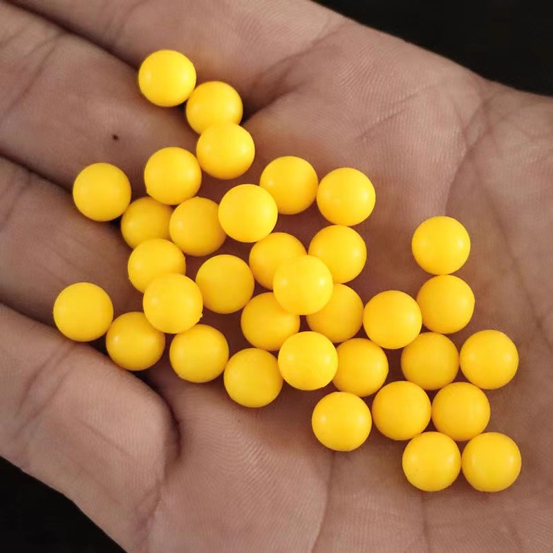 6MM软胶球可发射7-8MM软弹橡胶球子弹软弹塑料软胶圆球玩具枪配件