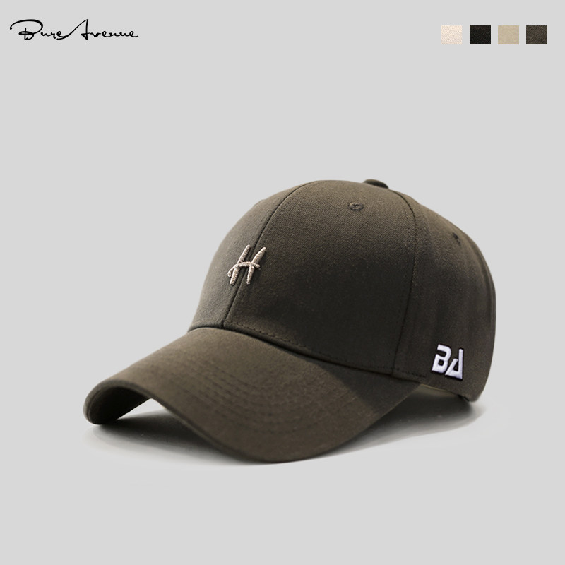 [GENUINE STOCK] BURE AVENUE HAT SIMPLE LETTER H BASEBALL CAP VERSATILE SHADE CAP FOR MEN AND WOMEN