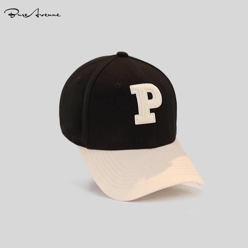 [GENUINE STOCK] BURE AVENUE HAT HARD TOP SUNSHADE BASEBALL CAP MENS AND WOMENS COLOR-BLOCKED VERSATILE CAPS