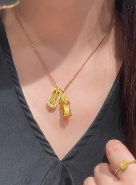 金刚杵小众秋冬毛衣链招财转运项链女貔貅高级感新款配饰轻奢代发