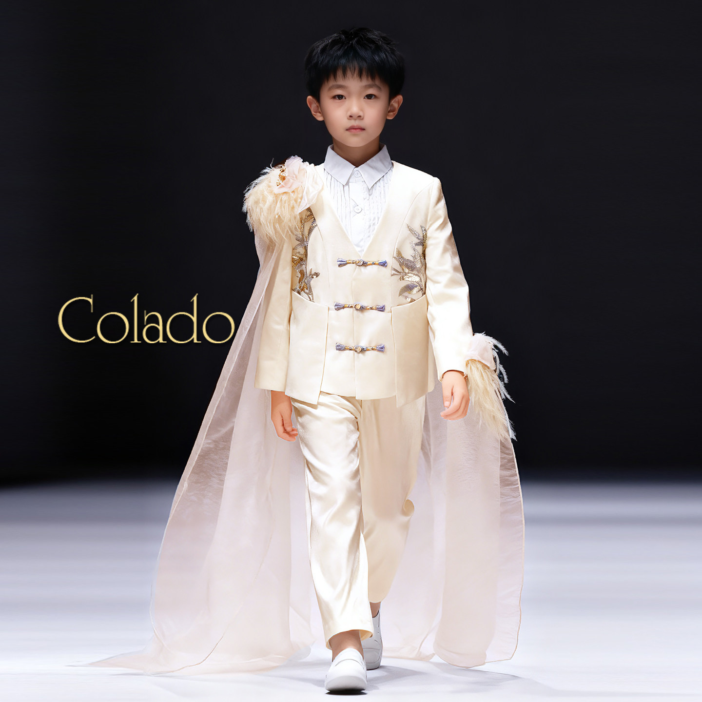 男童新中式唐装高端礼服