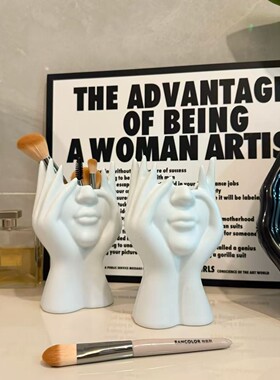 Nordic Creative Face Shaped Vase Flower Pot Decoration Livin