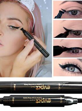 2 In 1 Eyeliner Stamp Double-ended Liquid Eyeliner Pencil Wa