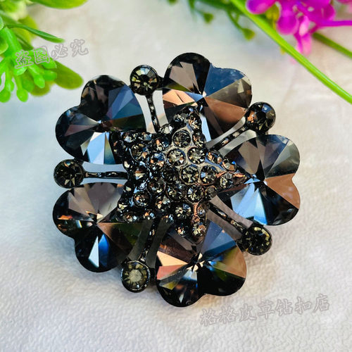 貂皮装饰扣裘皮皮草大衣水貂扣子