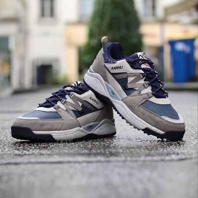 卡虎 Karhu Fusion XC 全皮秋冬防水 户外徒步 空谷蓝 复古男女款