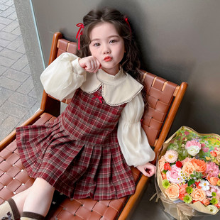 春装炸街韩系2026女童裙子超春秋季新款连衣裙女儿童公主好看宝宝