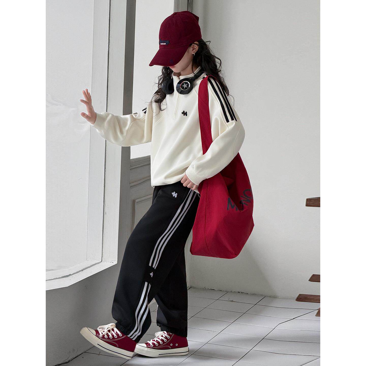 春装女童休闲套装儿童女孩新款春季两件套款2026中洋气大运动春秋