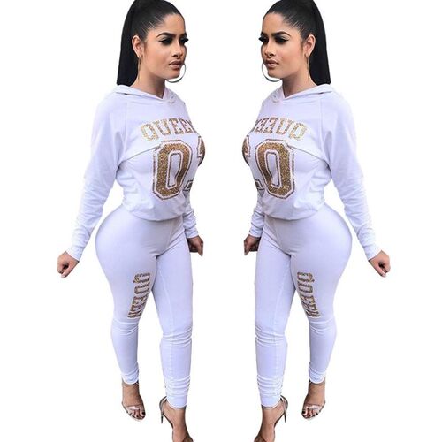 Tracksuit women Spring Tights cotton sport wear 女运动套装