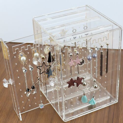 Transparent acrylic earring holder frame Earrings ear clip
