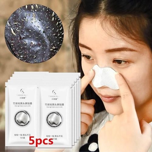 Charcoal Minerals Nose Face Mask Strips Pore Peel Off Pack